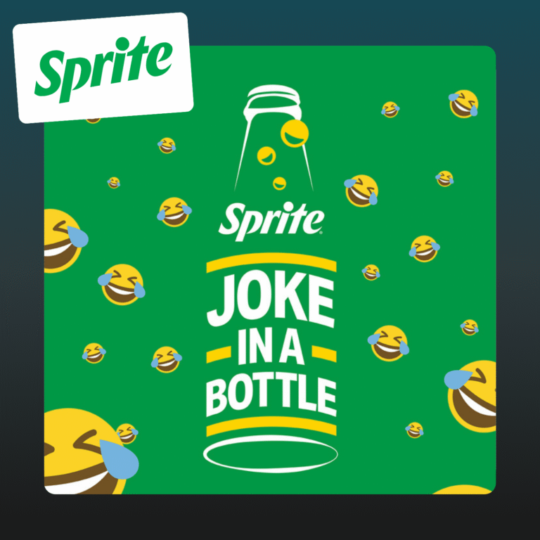 Sprite, Joke in a Bottle, Performance Marketing campaign by Cygnus Marketing